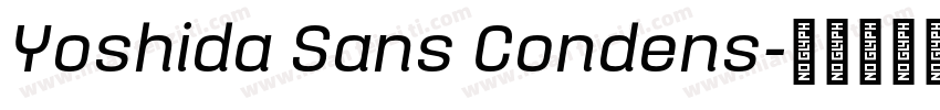 Yoshida Sans Condens字体转换